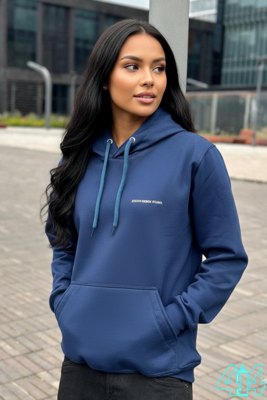 BUZO WOMAN AZUL KLAIN