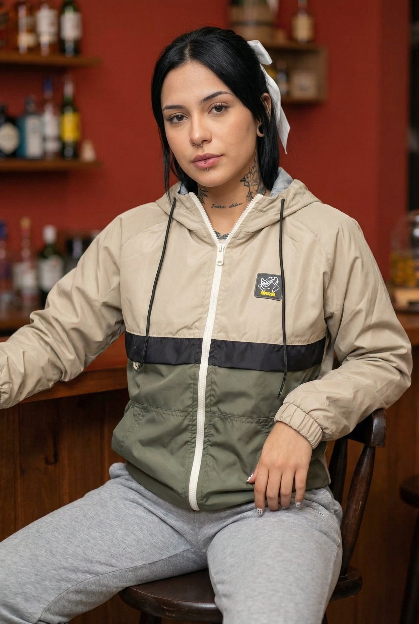 CHAQUETA WOMAN OLIVA VERDE