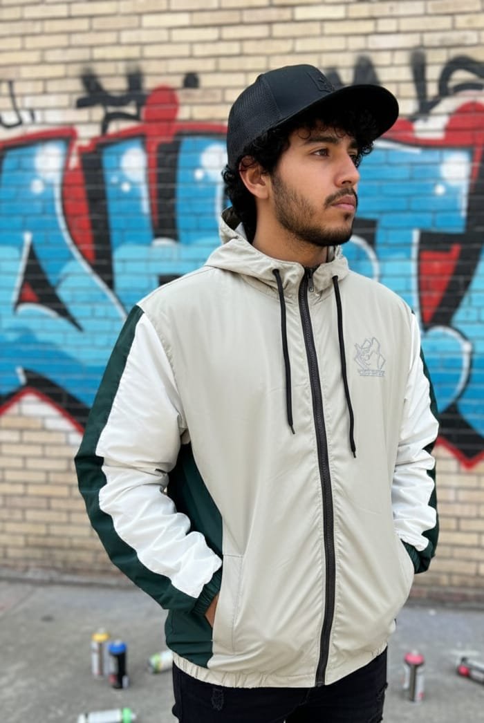 CHAQUETA VERDE PERLA