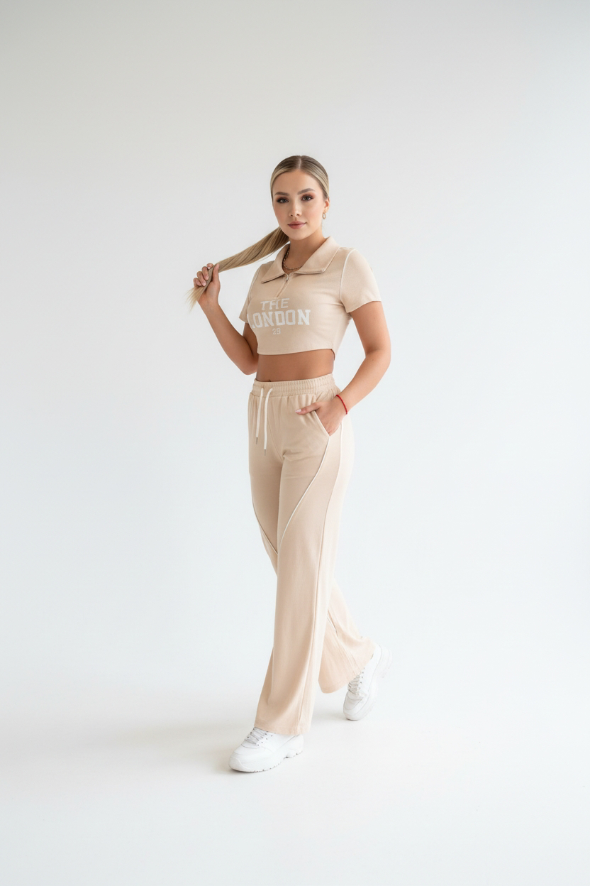 SET DOS PIEZAS BEIGE