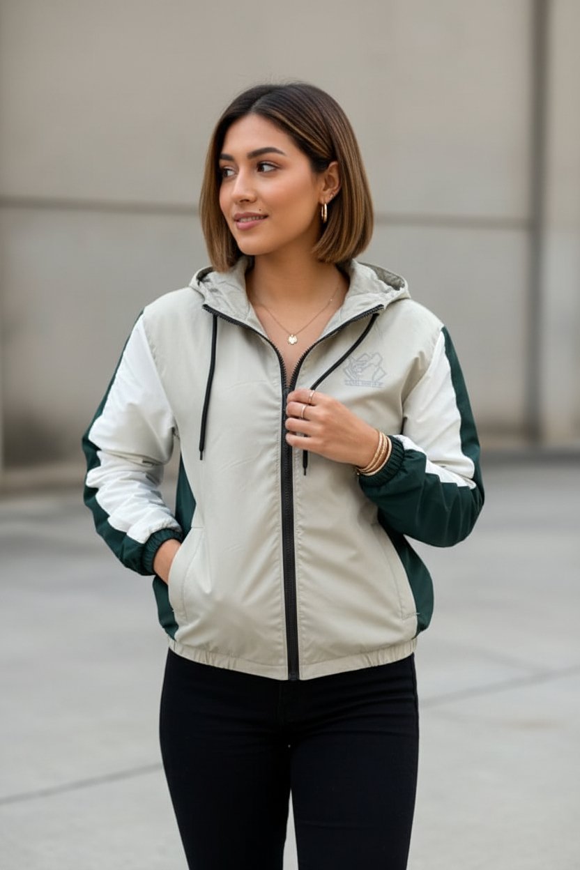 CHAQUETA WOMAN VERDE PERLA