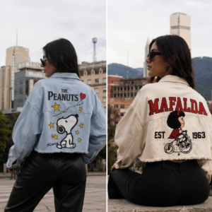 CHAQUETA CORTA SNOOPY Y MAFALDA